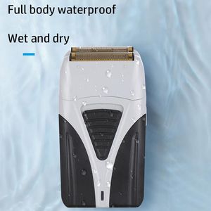 Appareils professionnels Barber Hair Electric Shaver for Men Beard Electric Razor Head Rasage Hine Finishing Rechargeable Set