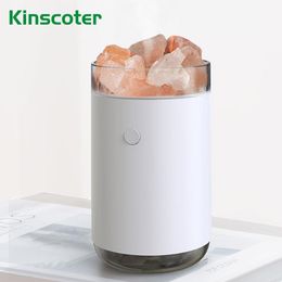 Appareils humidificateur d'air de minerai de sel USB Mini Portable 260 ml diffuseur d'arôme d'huile essentielle maison voiture pulvérisateur de bureau avec veilleuse de couleur