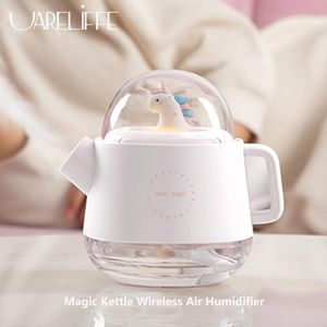 Appareils Uareliffe Bouilloire Aromathérapie Humidificateur USB Aromathérapie Aroma Diffuseur Lampe Colorée Maison Voiture Humidificateur Mist Maker Fogger