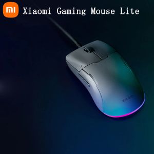 Aplicados Xiaomi Mouse Lite RGB Light 220 IPS 400 a 6200 DPI Cinco engranajes ajustados 80 millones de hits TTC Micro Move Gaming Mouse 2022