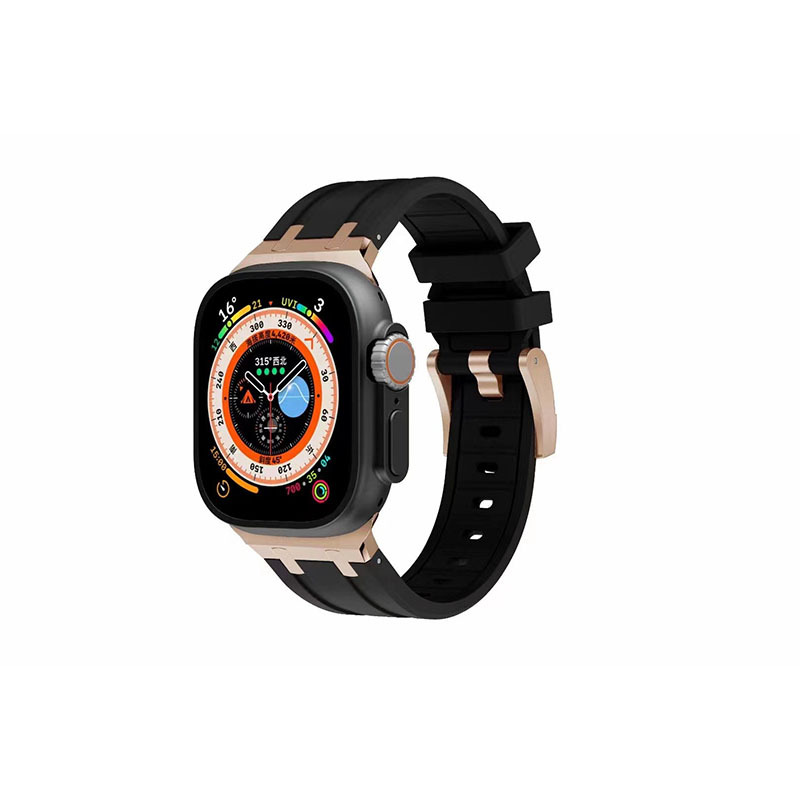 Toepassing op AppleWatch78SE Ultra2 Apple Watch Liquid Silicone Strap 38 40 41mm