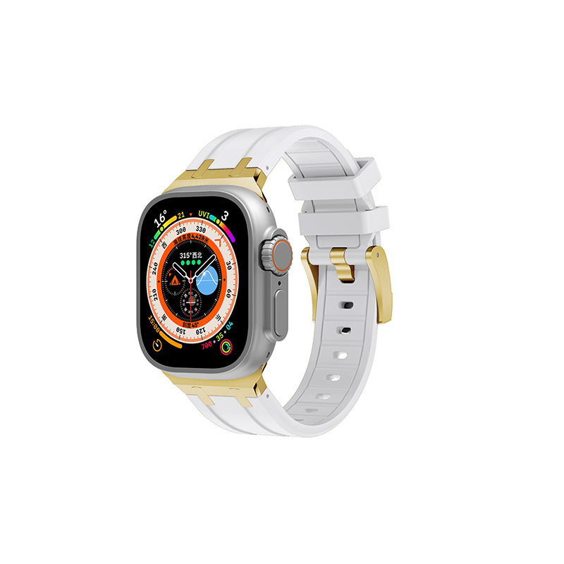 Aplicável ao AppleWatch78SE Ultra2 Apple Watch Liquid Silicone Strap 42 44 45 49mm