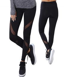 AprilGrass Sexy Yoga Broek Vrouwen Mesh Leggings Sport Vrouwen Fitness Running Sportkleding Sportbroek Fitness Gym Meisje Leggins Sportl5223437