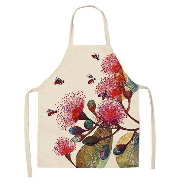 Tabliers Abstrait Fleurs Et Poissons Tablier Dames Cuisson Cuisine Pour Hommes Café Cuisine Women222s