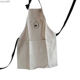 Schorten Verstelbare Chef-keukenschort met zak voor volwassenen Kinderen Thuis Koken Bakken Barbecueën Maat L (grijs)