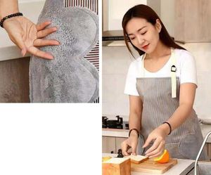Tabliers de haute qualité tablier de cuisine cuisson étanche à l'huile jupe bavoirs avec poches pour femme hommes Chef café Bar nettoyage à domicile