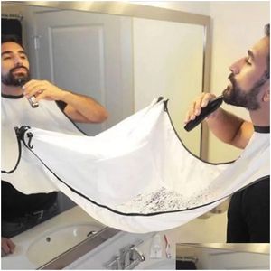Tabliers Tablier de nettoyage pour hommes Beard Catcher ADT Bavoirs de rasage Drop Livraison Maison Jardin Textiles de maison Otfaw