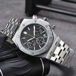 APs Montres-bracelets pour hommes 2023 Nouvelles montres pour hommes Tous les cadrans Montre à quartz de haute qualité Top Marque de luxe Chronographe Horloge bracelet de montre Hommes Mode A00
