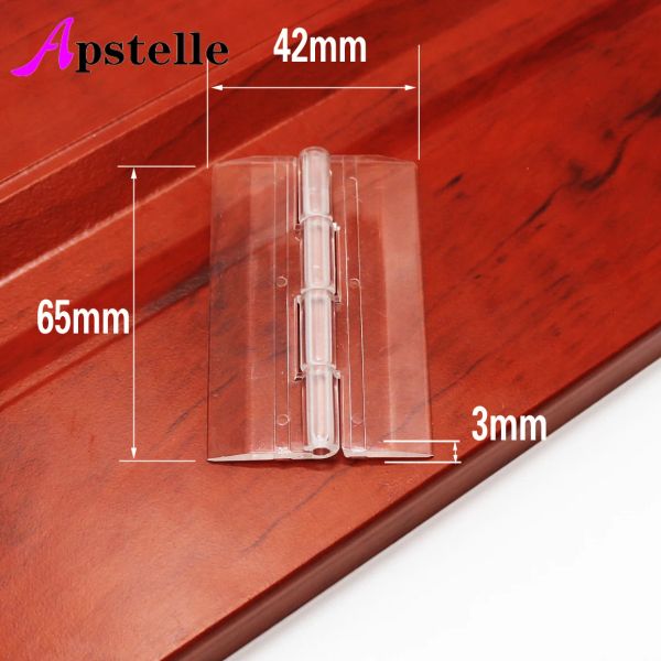 Apstelle 10pcs 25x33mm 30x33mm 45x33mm 65x42 mm charnière de pliage en plastique