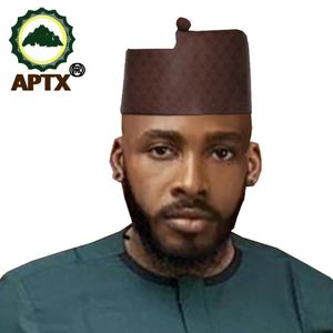APTX PRURITÉ CHAPLE Africain musulman islam kippa kippah arabe Musulman Ramadan Arabie Moslim Wrap Jacquard Fabric Hat T13 240523