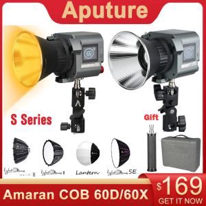 Aputure Amaran 60x 60D SERIE LED Video Light Bid-Color 2700K-6500K Cobizos de iluminación al aire libre para el estudio de estudio de fotografía