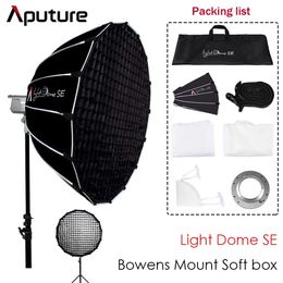 Aputure Light Dome SE Diffuseur de flash portable léger avec monture Bowens pour Amaran 100DX 200DX 120DII 300DII 240104