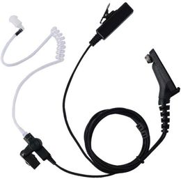 Casque APX 6000, boucles d'oreilles à tube acoustique de sécurité de surveillance à 2 fils klykon, adaptées à Motorola mtp850 mototrbo XPR 6550 6350 xpr7550 7550e