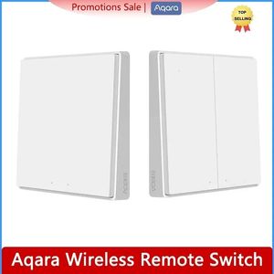 Aqara D1 interrupteur intelligent télécommande ZigBee Wifi clé sans fil mur mobile travail MiHome Homekit APP 240228