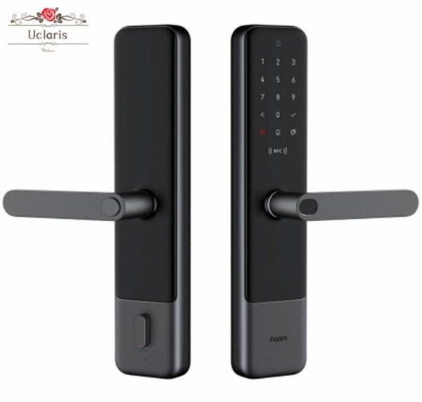 Aqara N200 Smart Door Lock Empreinte digitale Bluetooth Mot de passe NFC Unlock Worksapple HomeKit Smart Link avec Doorbell avec Mijia 2013968296