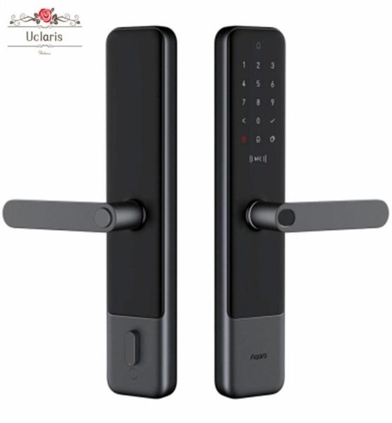 Aqara N200 Cerradura de puerta inteligente Huella digital Bluetooth Contraseña Desbloqueo NFC WorksApple HomeKit Enlace inteligente con timbre con Mijia 2014661770