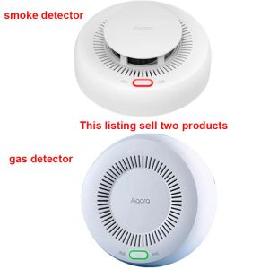 Aqara Smart Smoke Gas Detector Zigbee Fire Alarm Monitor Sound Alert Home Security App Remote Control par Mihome Homekit