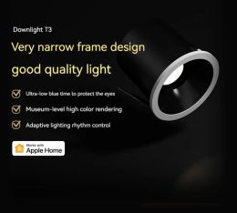 Aqara Smart Spotlight Downlight T3 ZigBee Diming Round Light Beam Angle 15 ° 24 ° 36 ° 80 ° Adaptieve verlichting Dimmen voor HomeKit -app