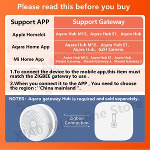Capteur de température Aqara Smart Air Pressure Humidity Environment Zigbee Smart Remote Control pour Xiaomi Mi Home Homekit