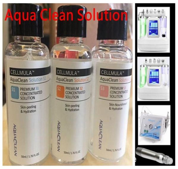 Aqua Clean Solution Solution concentrée Aqua Peel 50 ml par bouteille Sérum pour le visage Aqua Sérum pour le visage Hydra Dermabrasion pour les peaux normales7479831