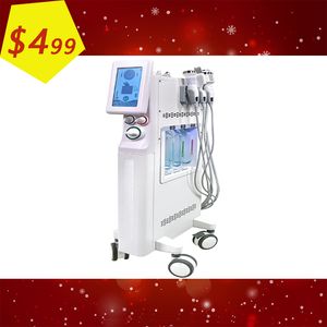 aqua demabrasion 6 en 1 machines avec analyseur de peau bulle d'eau jet d'oxygène peel gun RF ultrason multifonction hydro peeling massage soins de la peau spa prix de la machine