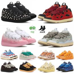 luxe hommes femmes designer lavins chaussures lavina baskets lavine années 90 extraordinaire en cuir gaufré lavin curb femmes en cuir de veau nappa semelle plate-forme en caoutchouc formateur