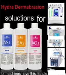Solution Aqua Peel 400 ml par bouteille Hydra Dermabrasion Nettoyage du visage Noir Exportation Liquide Réparation Small Bubbles Water Appliquer T2969426