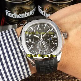Aquanaut 5164 quadrante grigio 5164A-001 orologio da uomo automatico asiatico 2813 cassa in acciaio 316L cinturino in caucciù qualità economici nuovi orologi281R