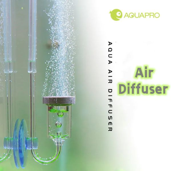 Aquapro Air Diffuseur pour aquarium Aquarium Fish Tank Mini Air Diffuseur Bubble Counter Affineur Oxygène Pompe muette Nano