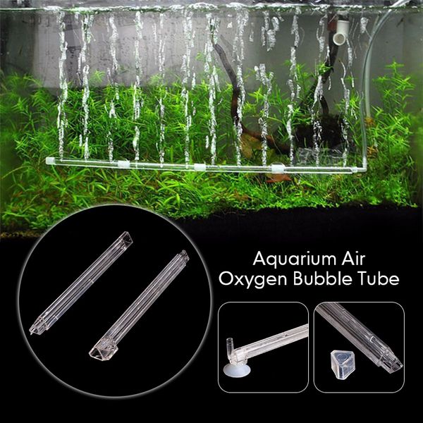 Aquarium Air Infuseur Bubble Bubble Bround Tube Plastique Plastique Pisse de poisson Oxygène Pompe Diffuseur Aérateur Oxygène Infuseur Air Pompe accessoires