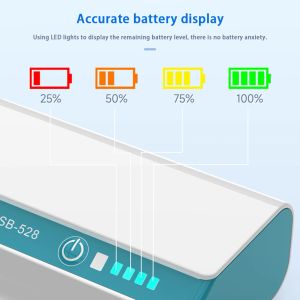 Aquarium luchtpomp oplaadbare draagbare beluchtingspomp multifunctionele batterij bediende vissentankluchtpomp