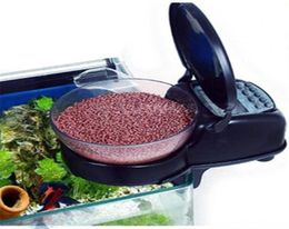 Aquarium Automatische visvoeder Food Fish Tank Food Auto Timer Digitale dispenser Verstelbare praktische output voor Home1446931