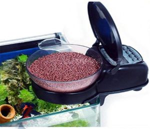 Aquarium Automatische visvoeder Food Fish Tank Food Auto Timer Digitale dispenser Verstelbare praktische output voor Home2373129