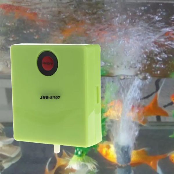 Aquarium Dry Battered Fish Tank Pump Pump Aerator Oxygène avec compresseur d'air en pierre d'air