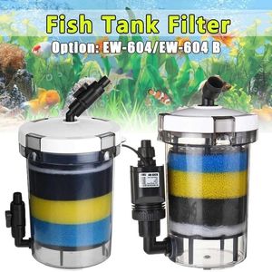 Rium Filter Fish Tank Ultraquiet externe sponsemmer 220240V EW604 B Accessoires Y200917