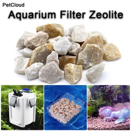 Filtre d'aquarium Zéolite Absorbation de substances nocives Ammoniac Azote Pishier Filtre Nitrification Bactéries Culture Aquario Supplies Aquario