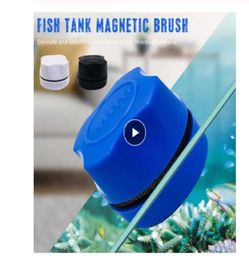 Aquarium Fish Tank Magnetic Clean Brush Glass Floating Algae Scraper Courbe Courbe Nettoyeur Époudeur outil de vitre