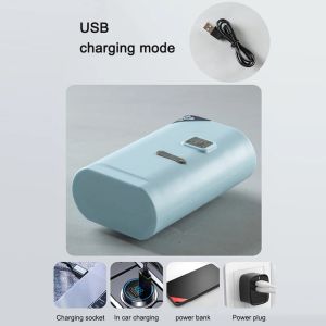 Aquarium vissentank zuurstofpomp USB oplaadbare luchtpomp USB lithium batterij draagbare buitendirect vissen demping pompen