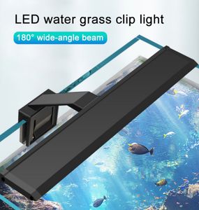 Aquarium LED Fish Tank Lights Super Slim Planten groeien Clip Lights Lamp Aquatic Aquarium Lampen Verlichting 220V