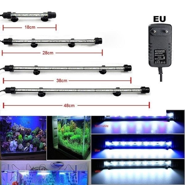 Rium Led Éclairage Fish Tank Lumières Plant Growing 25.8W 220V EU Plug Décor pour Accessori Y200917