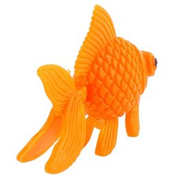 Acquario in plastica arancione ornamento per pesci rossi Decorazione per acquario 10 pezzi 196P