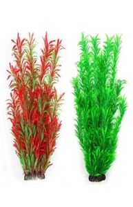 Aquariumplanten kunstmatig water aquatisch planten rood groen voor viskikker tank decoraties y2009224875549