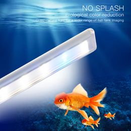 Aquarium Tank Light 10W 15W 18W 20W 25W Adcoure de poisson LED Plantes aquatiques cultiver une légère décoration de rétro-éclairage d'aquarium étanche léger