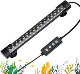 Aquaria aquarium onderwater licht onderwaterlamp vol spectrum dimmer controller wrgb groeid led aquarium licht groei led voor vissentank