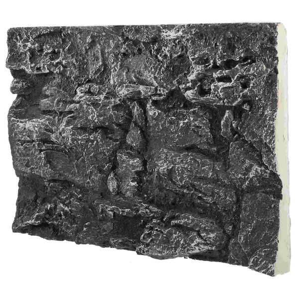 Aquariums Fond Rock Dalle Reptile Escalade Mur Décor Enclre Pierre Terrarium Écorce Serpent Réservoir Aquarium Fonds Verre Cling 3d 230923