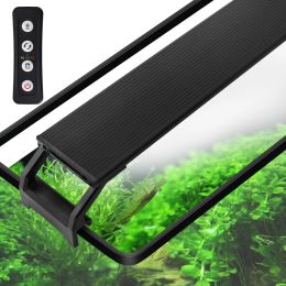 Aquariums Éclairage LED à spectre complet Planté 2063cm 110V240V Contrôleur externe, avec supports extensibles, feu de pêche