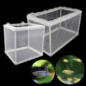 Aquaria Gewonde Visteelt Incubator Netto Opknoping Broederij Isolatie Box Voor Aquarium Accessoire Aparte Benodigdheden SL 230620