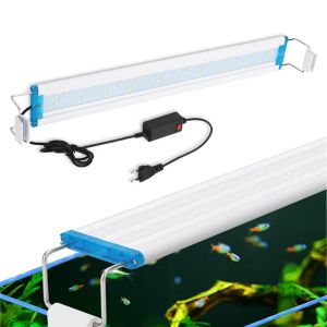 Aquaria led Aquarium Light Ultradathin Acryl Aquarium Landscaping Light Light Fish Tank Bracket Marine Led Lights for Aquarium