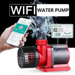 Iluminación para acuarios, bomba de agua de 24V JDP3500Q JDP6000Q JDP10000Q, bomba de agua CC controlable por WiFi, tanque de peces, arrecife marino, Kio Pond 230711