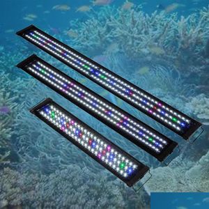 Aquariums ￩clairage 30/40 / 60 cm LED LED LUMI￈RES DE L'Aquarium de qualit￩ sup￩rieure lampe lumineuse avec des supports d'extensibles